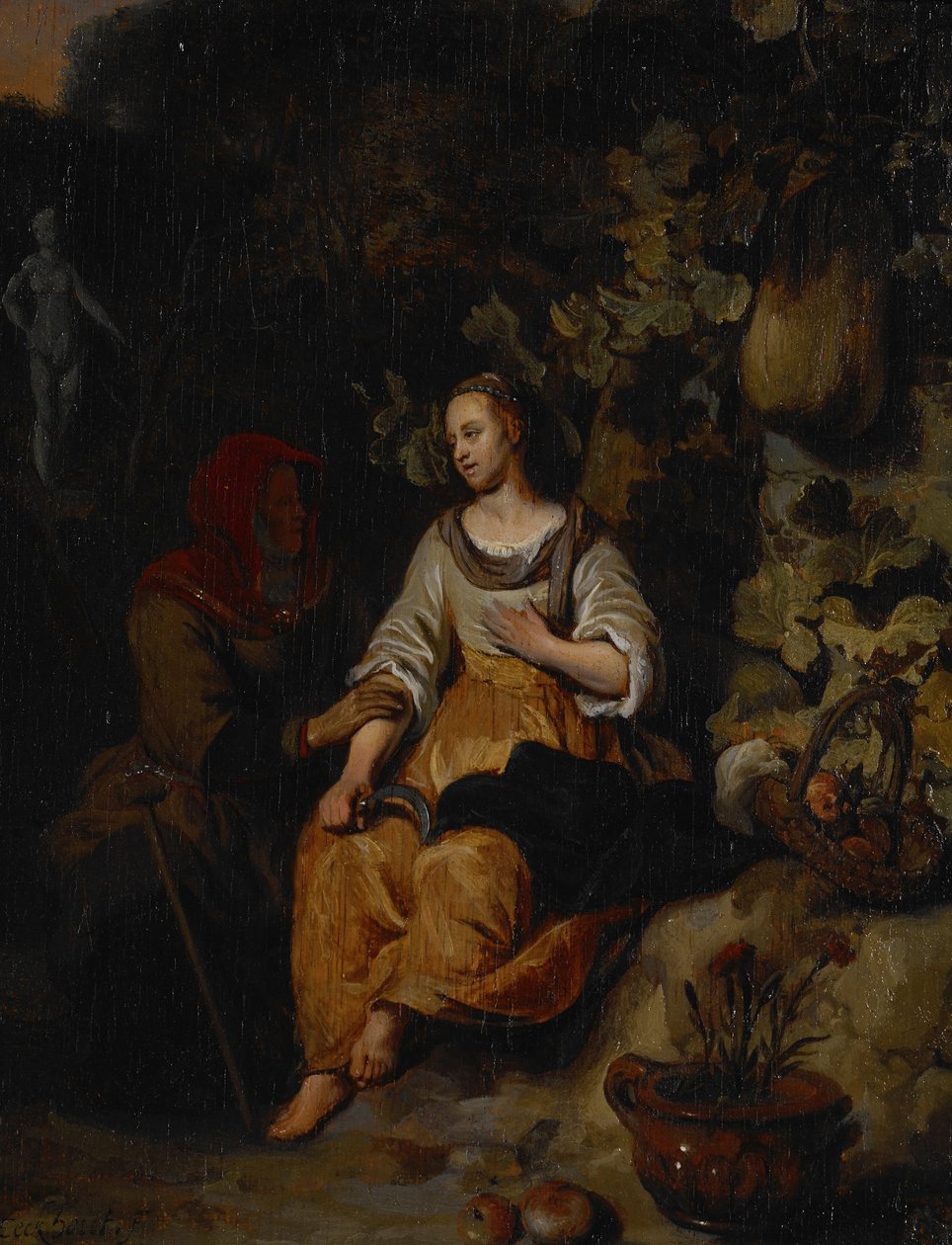 Vertumno y Pomona de Gerbrand van den Eeckhout