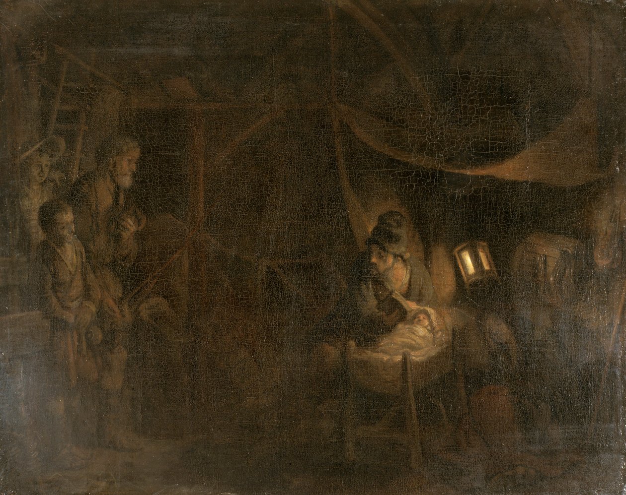 La Adoración de los Pastores, 1665 de Gerbrand van den Eeckhout