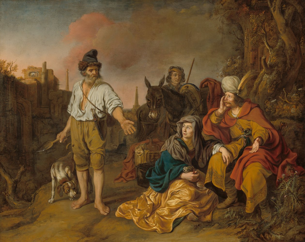 El Levita en Guibeá de Gerbrand van den Eeckhout