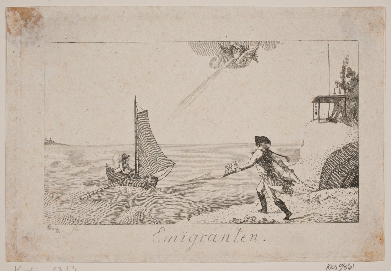 El emigrante de Gerhard Ludvig Lahde