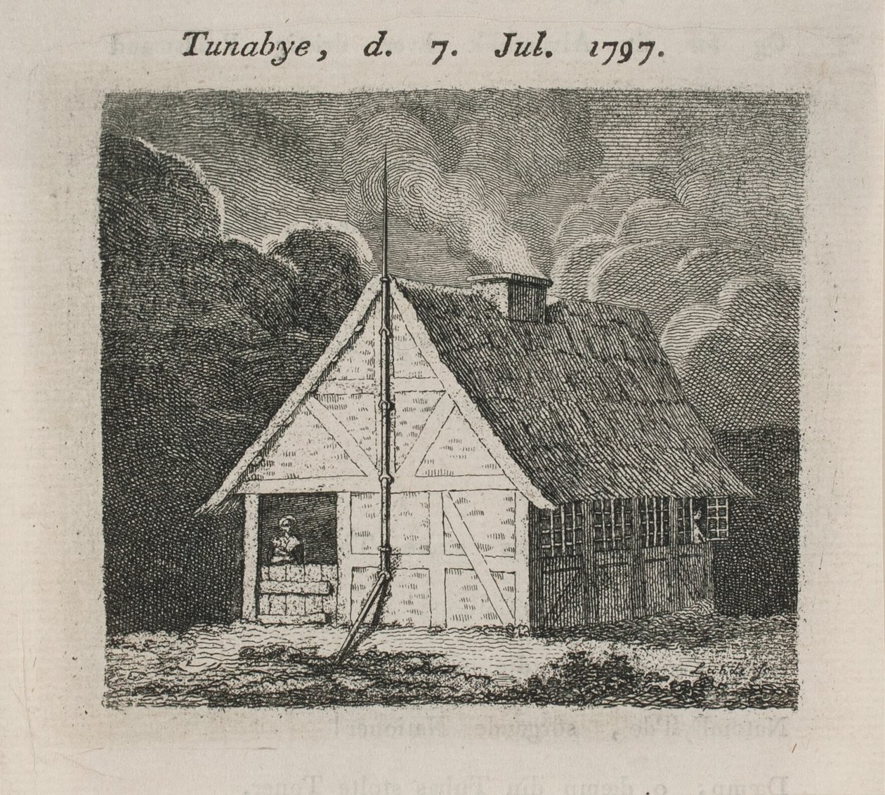 Casa con Pararrayos de Gerhard Ludvig Lahde