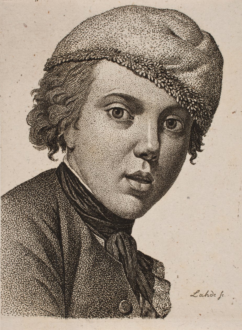 Jens Juel, Después del autorretrato de Juel de 1767 de Gerhard Ludvig Lahde