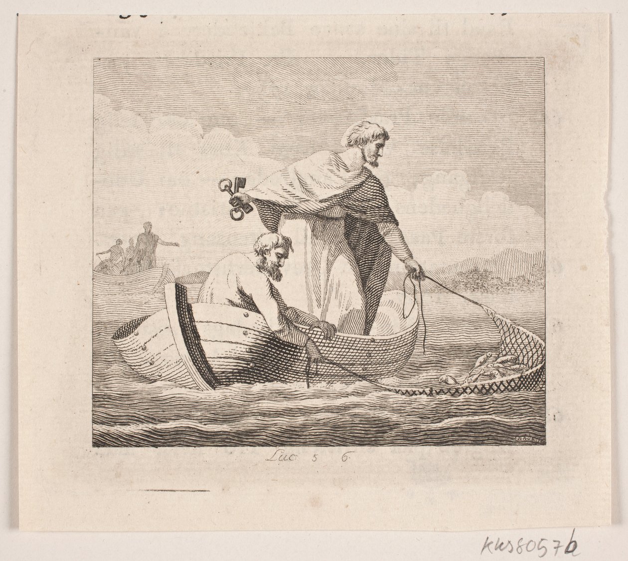 La pesca milagrosa de Pedro de Gerhard Ludvig Lahde