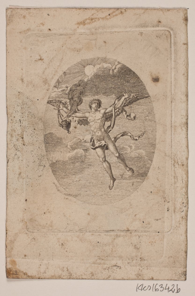 Ángel flotante de Gerhard Ludvig Lahde