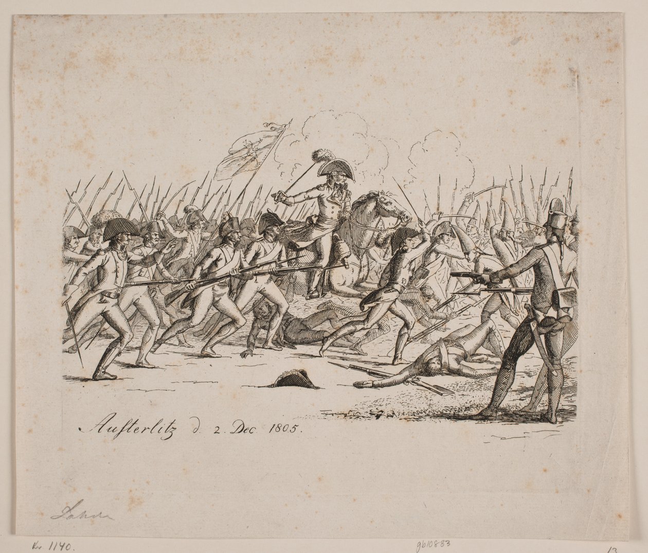 Valiente resistencia de la Guardia Rusa de Gerhard Ludvig Lahde