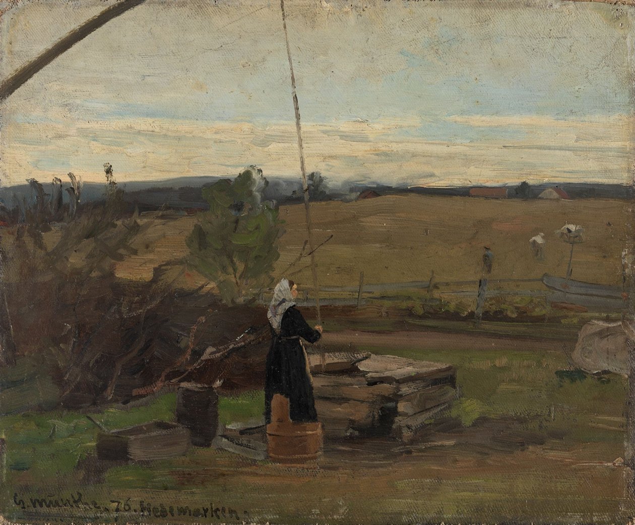 En el pozo de Gerhard Munthe