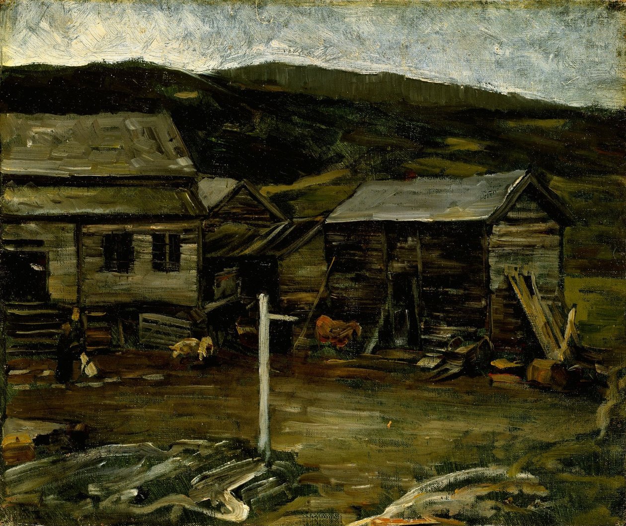 Una tarde de otoño en la granja, Øylo de Gerhard Munthe