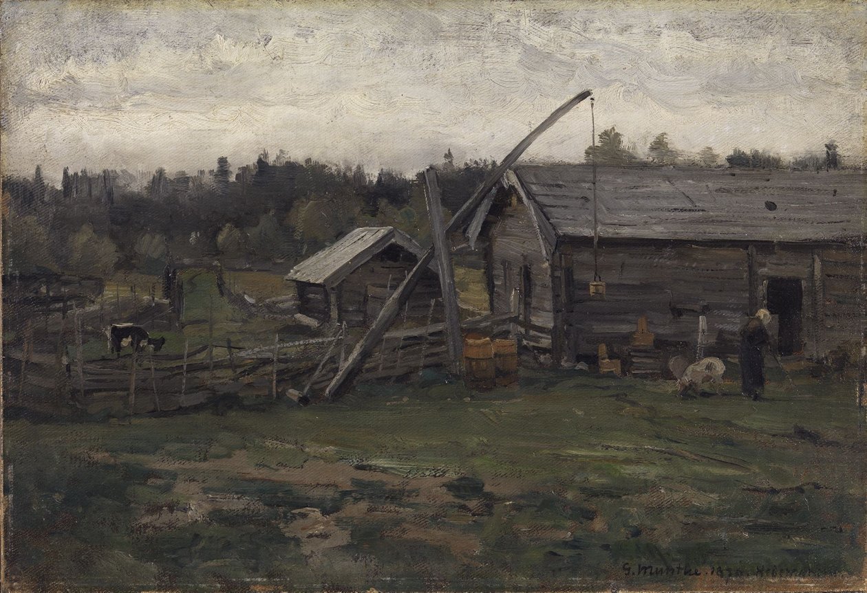 Antiguo establo, Hedmark de Gerhard Munthe