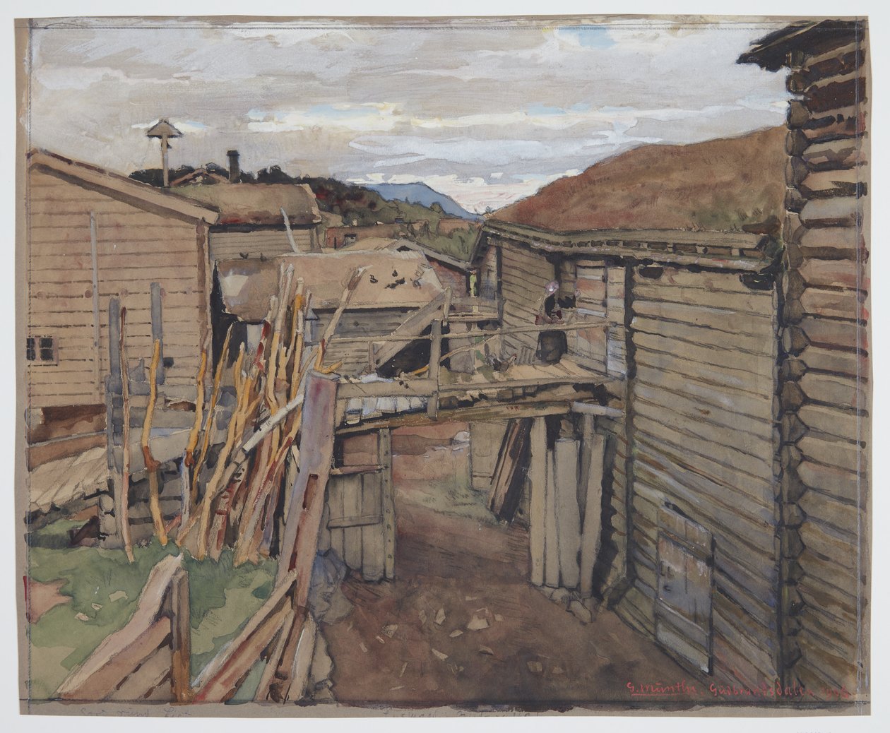 Valle de Gudbrand, Casas Antiguas de Gerhard Munthe