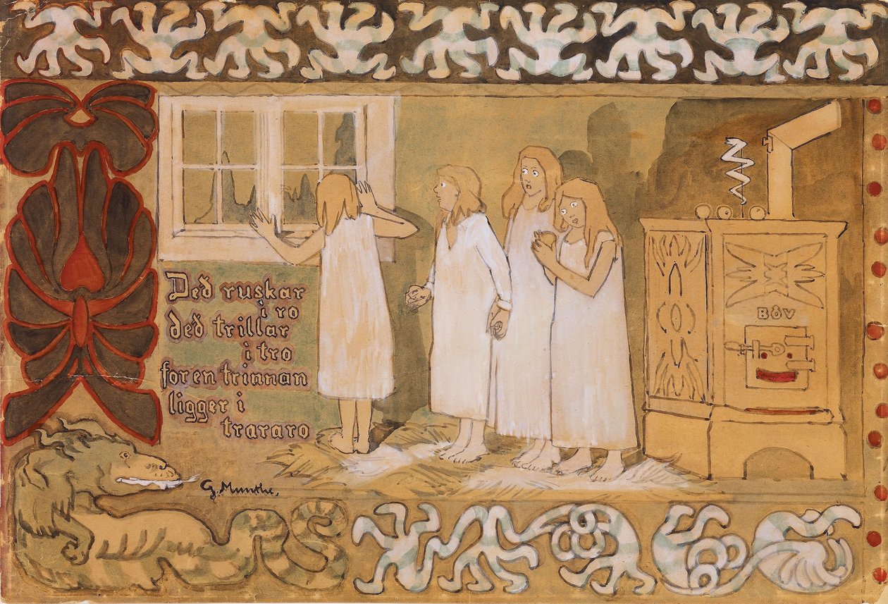 Miedo a la oscuridad de Gerhard Munthe