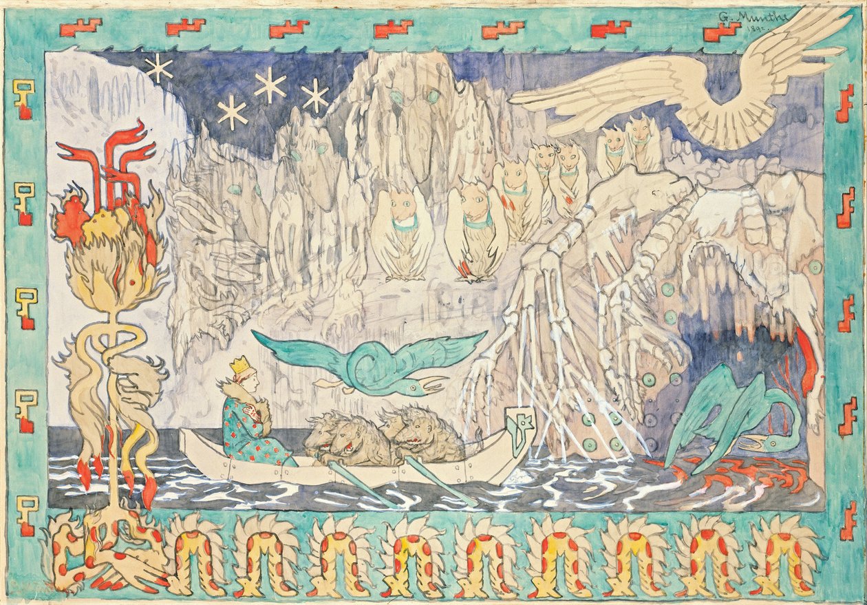 La guarida del gigante de Gerhard Munthe