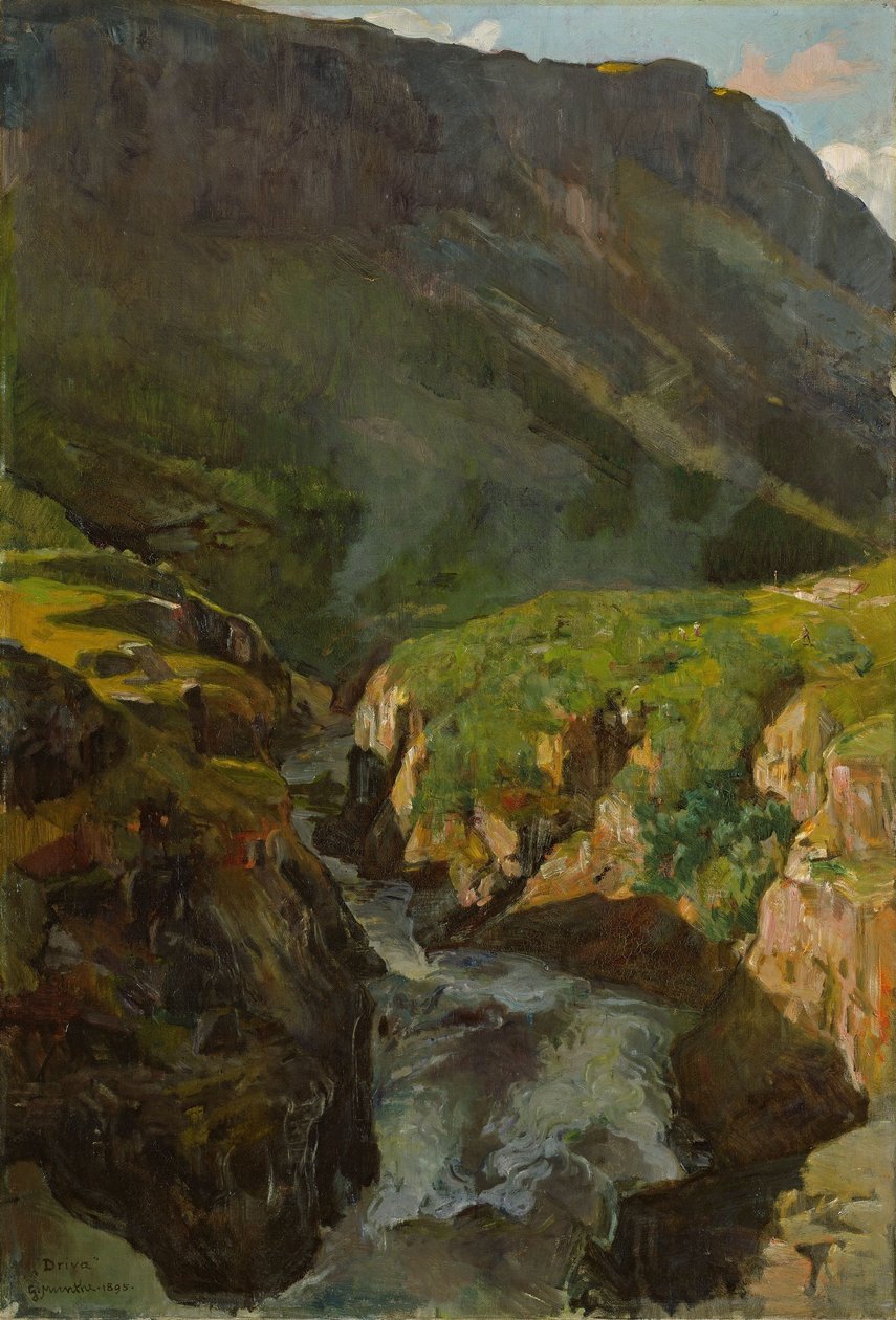 El río Driva de Gerhard Munthe