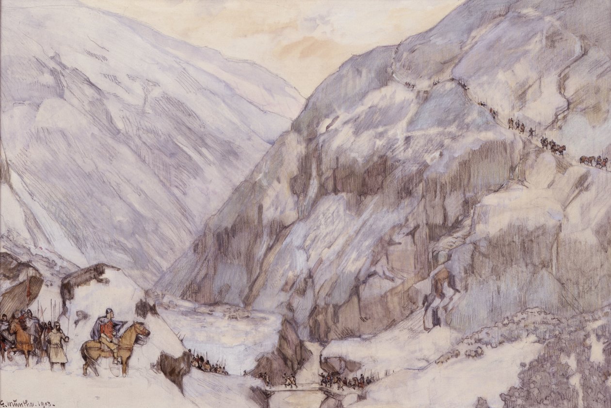 Rey Sverre en Vårstien (Drivdalen) de Gerhard Peter Frantz Vilhelm Munthe