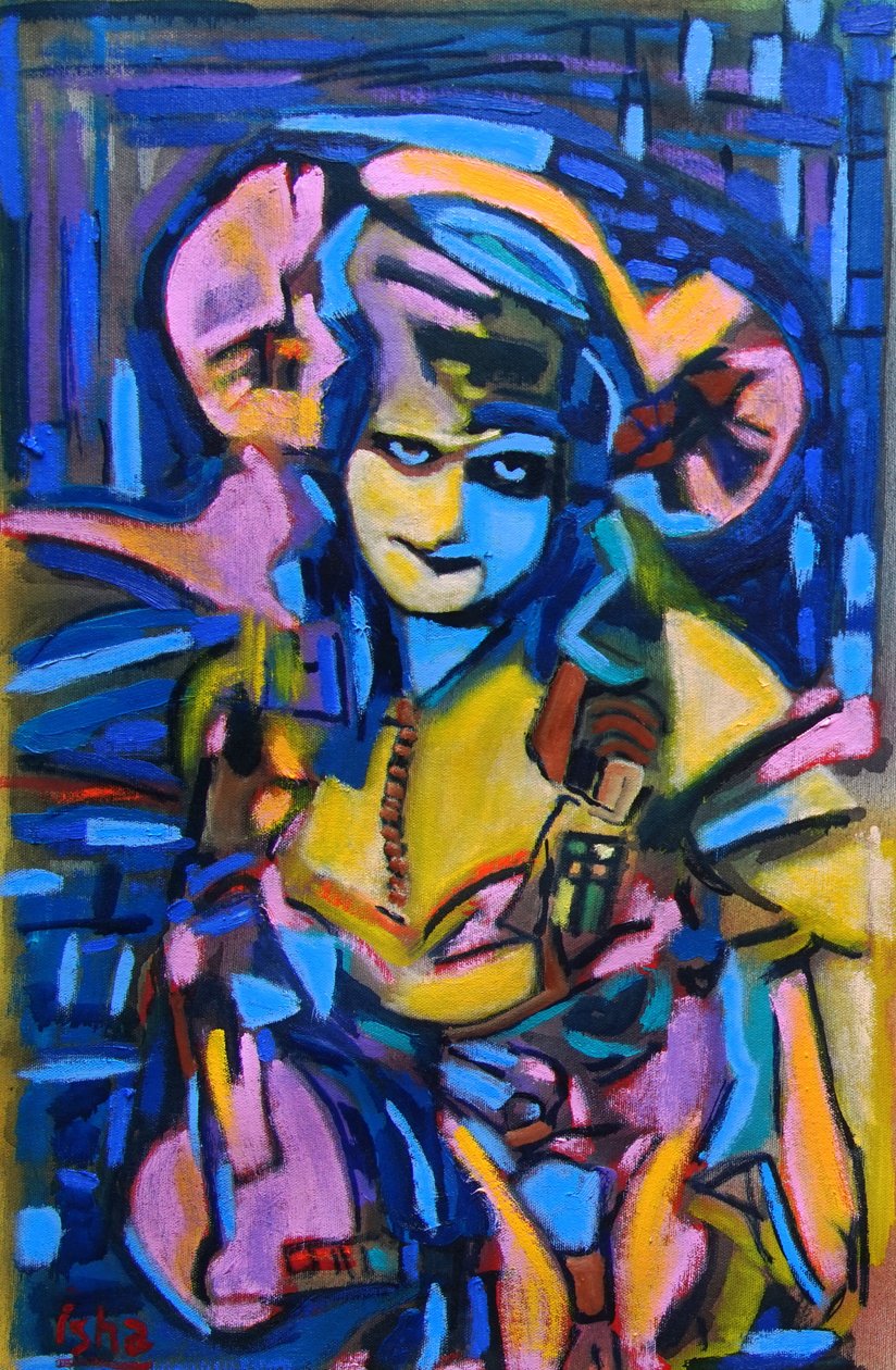 Bella Dona, 2023 (óleo sobre lienzo) de Gerhardt Isringhaus
