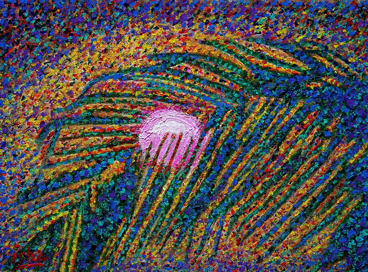 Cabo Moon,2019 (óleo sobre lienzo) de Gerhardt Isringhaus