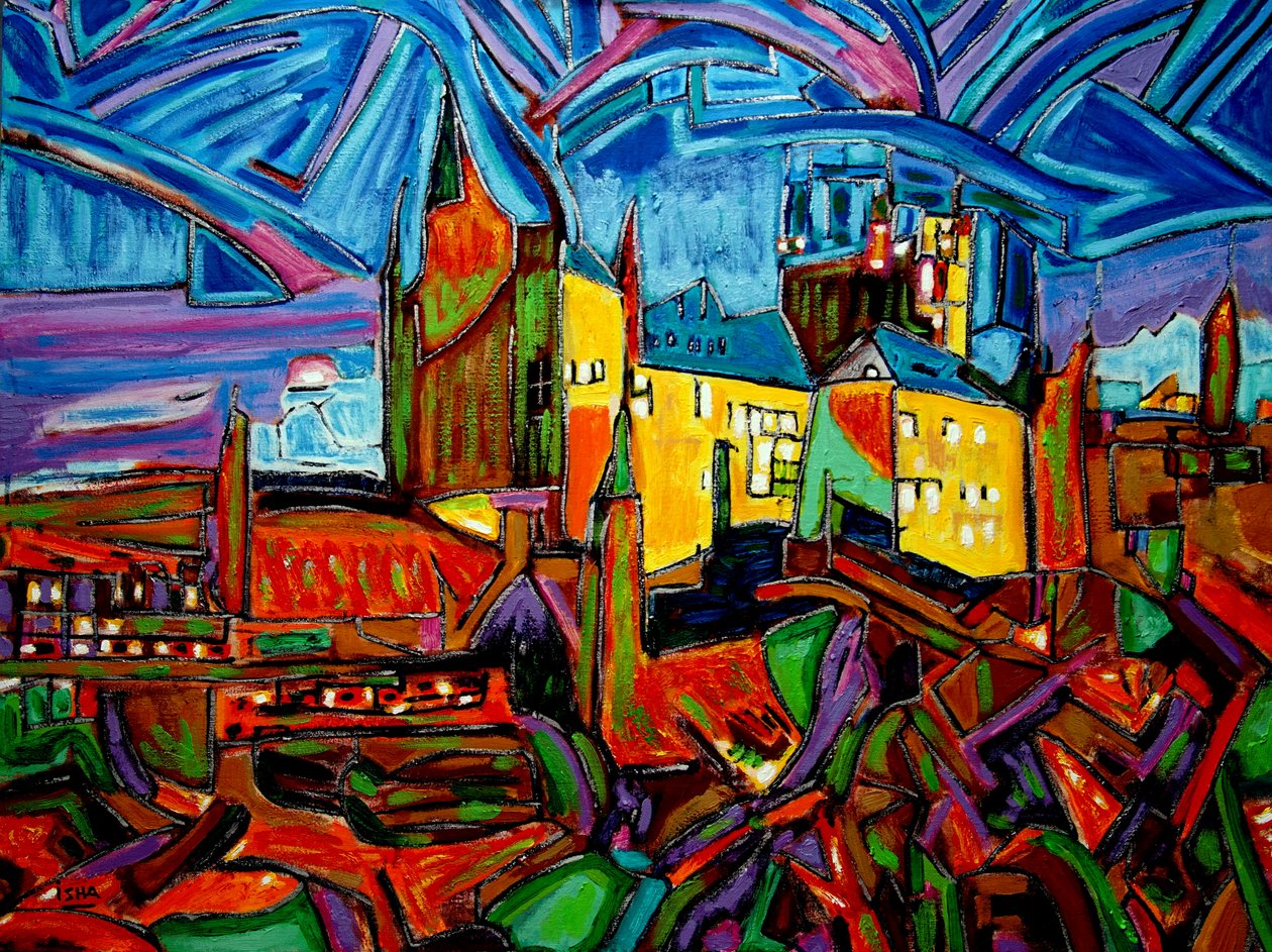 Castillo Magico, 2022 (oil on canvas) de Gerhardt Isringhaus