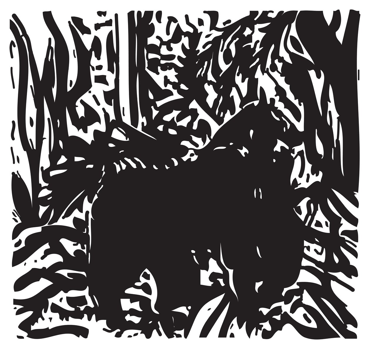 Gorila en la selva de Gerhardt Isringhaus