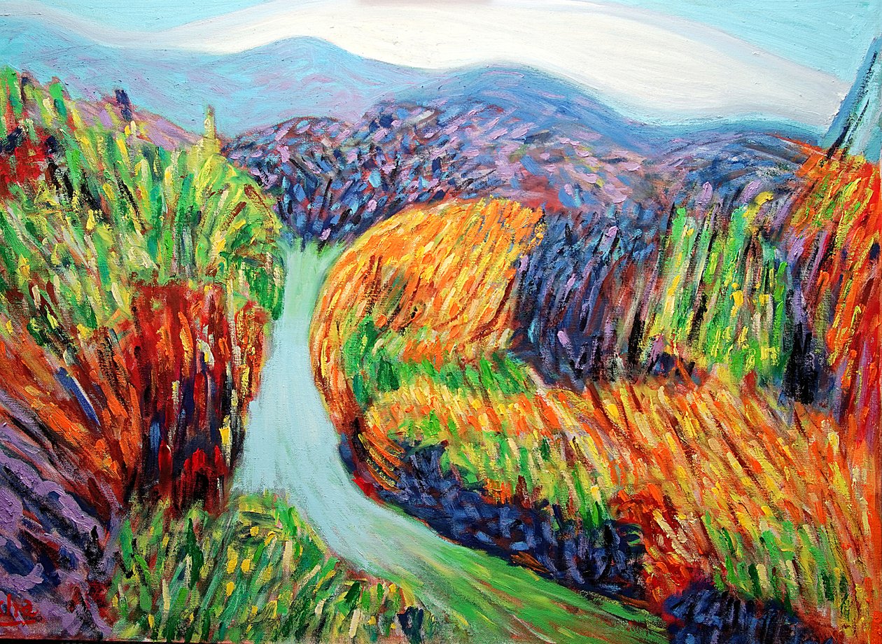 Oasis III, 2020 (óleo sobre lienzo) de Gerhardt Isringhaus
