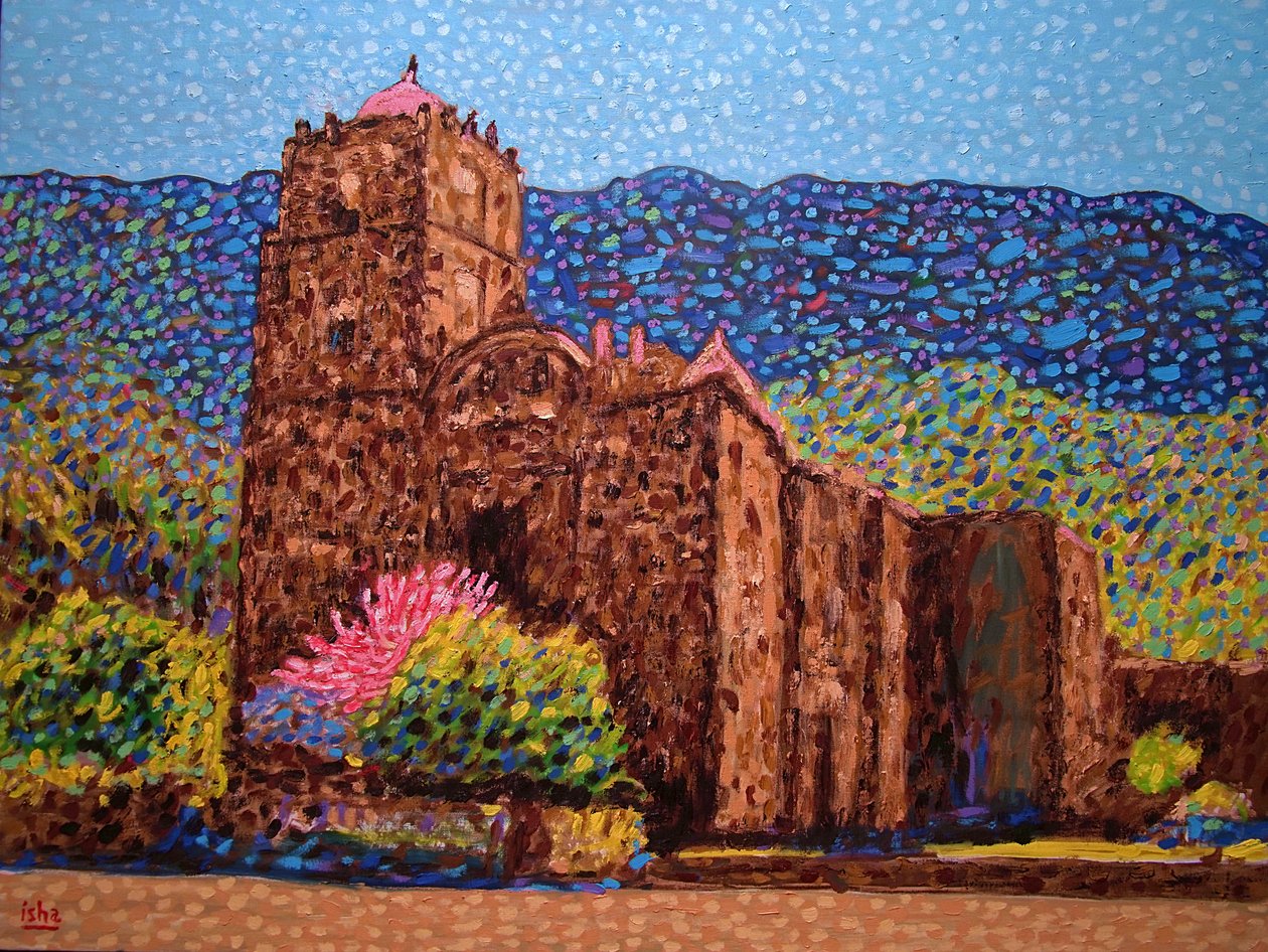 Misión de San Javier, 2020 (óleo sobre lienzo) de Gerhardt Isringhaus
