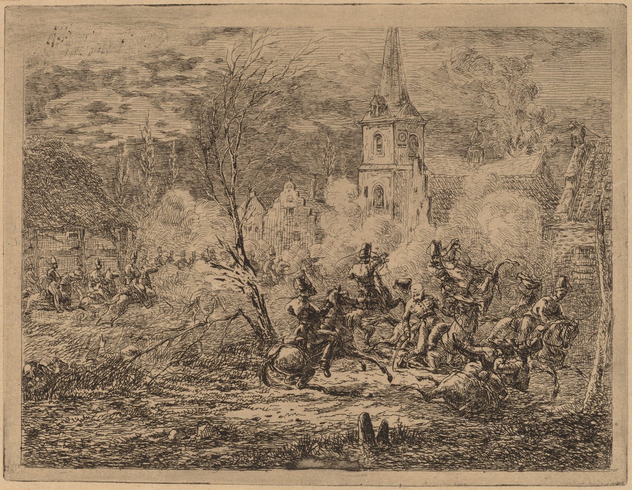 Captura de un Pueblo de Gerhardus Emaus de Micault