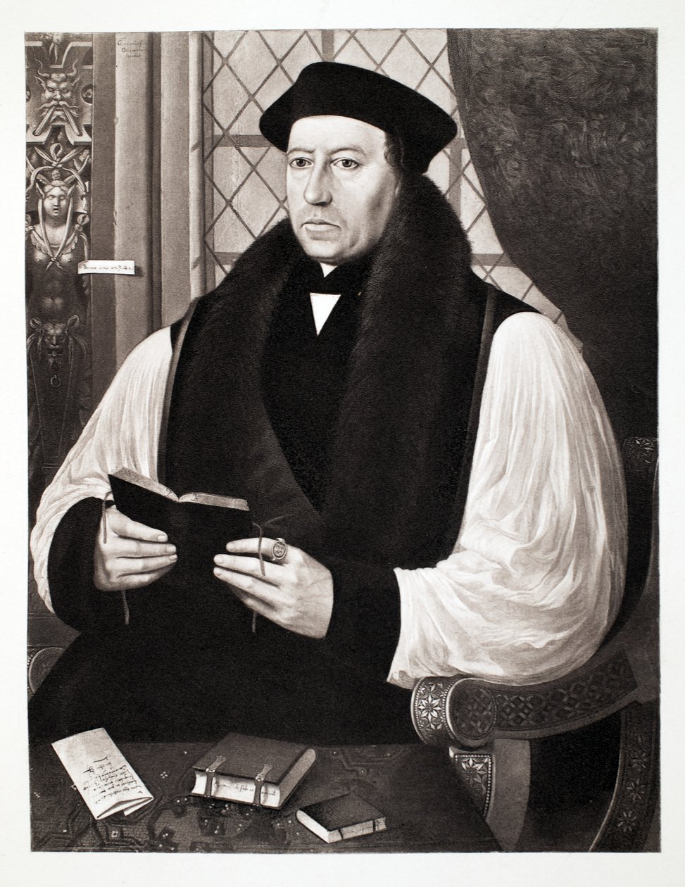 Thomas Cranmer, Arzobispo de Canterbury, 1546, pub. 1902 de Gerlach Flicke