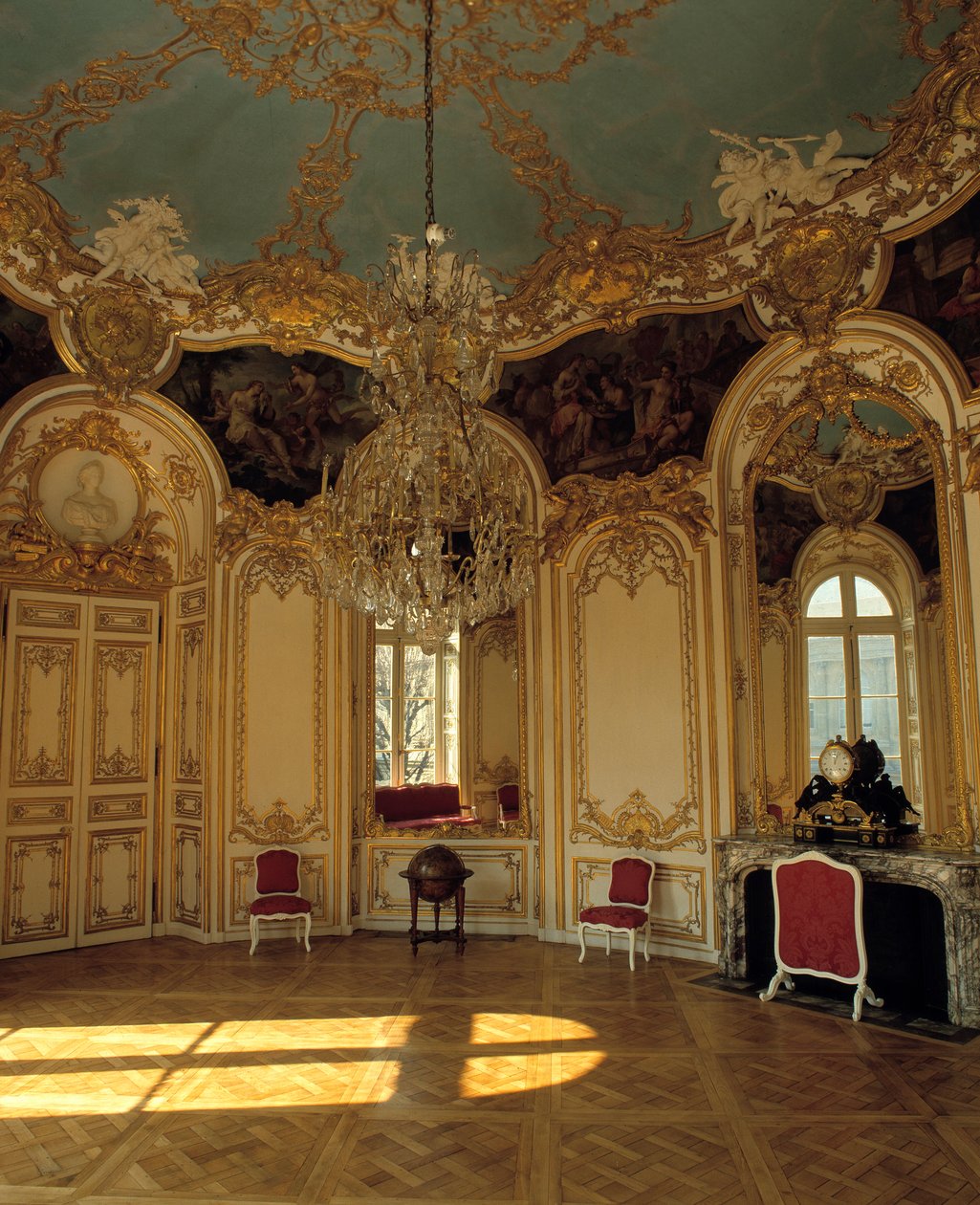 Arquitectura interior: apartamento de la princesa de Soubise realizado por el arquitecto Germain Boffrand en París de Germain Boffrand
