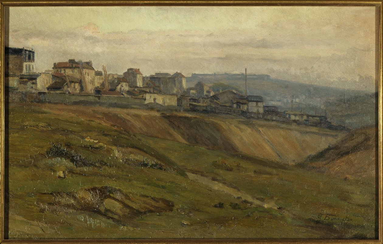 Rue du Moulin-des-Prés, hacia 1900 (óleo sobre lienzo) de Germain Eugene Bonneton