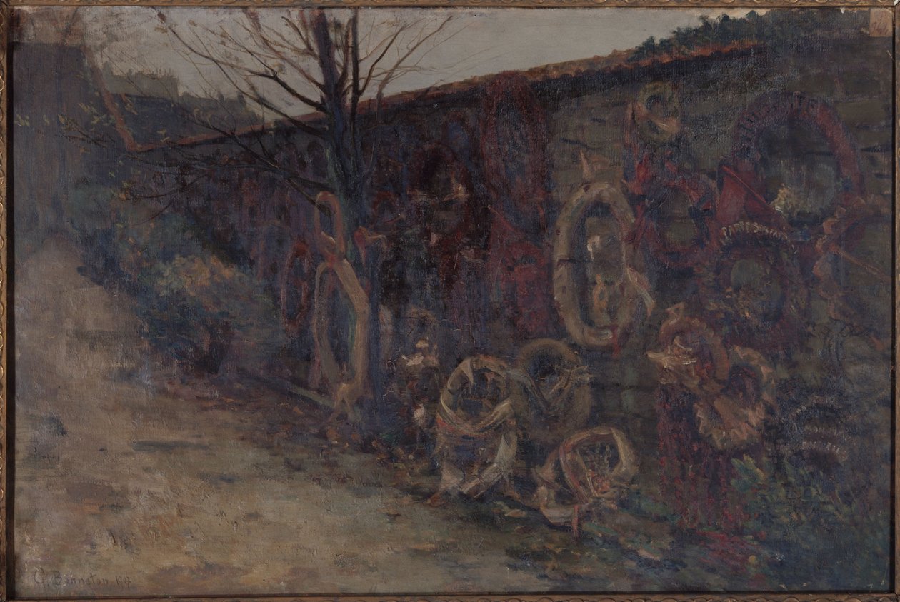 El muro federado del cementerio del Père-Lachaise de Germain Eugene Bonneton