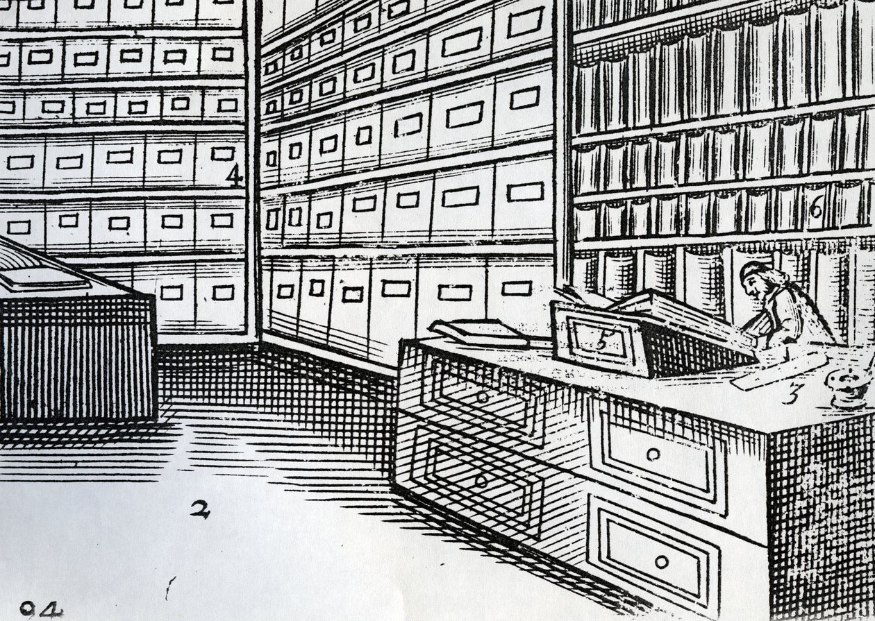 Librería, ilustración de 