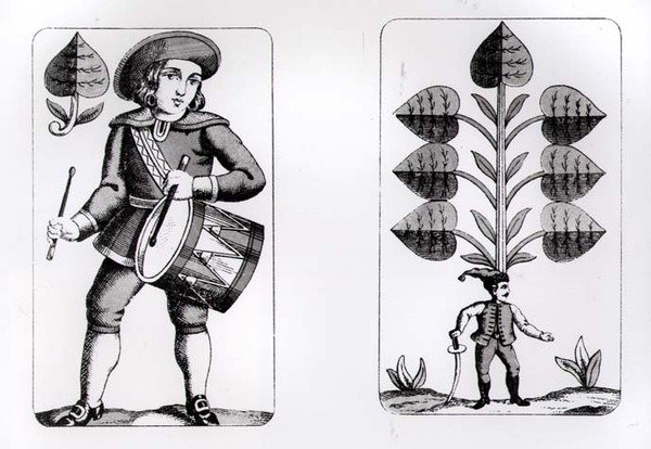 Diseño para cartas de juego de German School