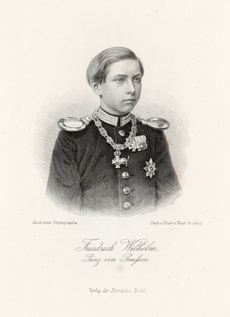 Friedrich Wilhelm, Príncipe de Prusia (1859-1941) en la 