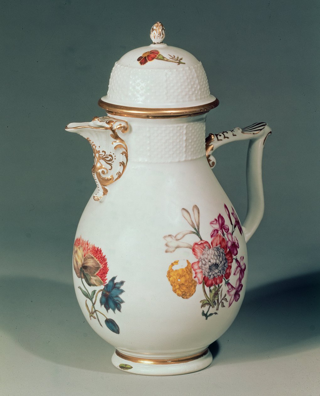 Cafetera de Meissen, c.1740-50 de German School