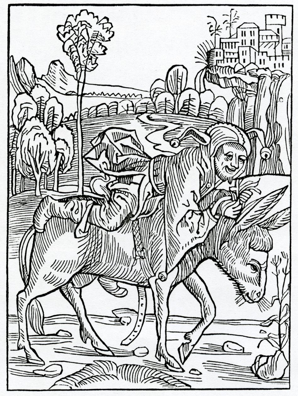 De los necios sin provisión, ilustración de la traducción al inglés de Alexander Barclay de 