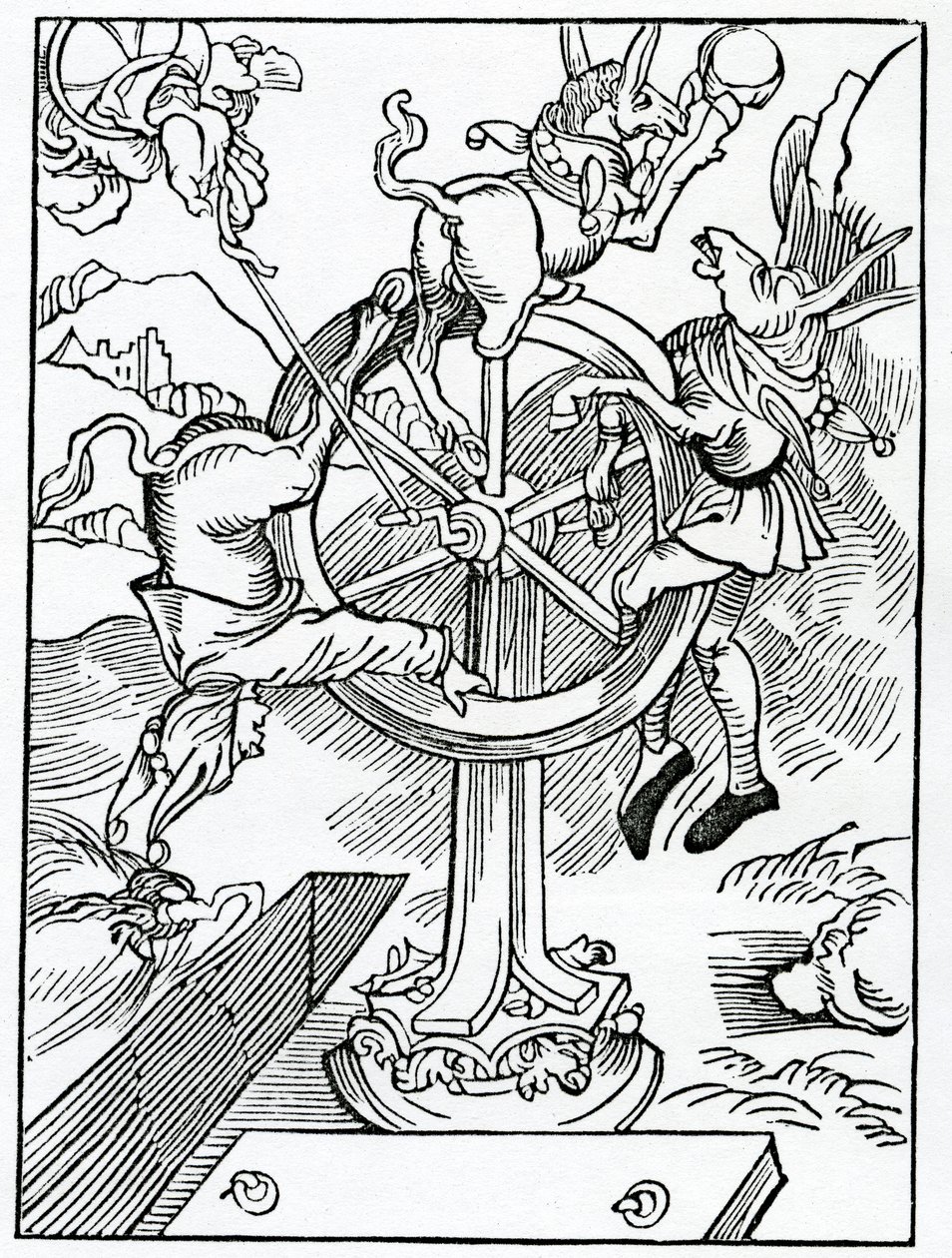 De la mutabilidad de la fortuna, ilustración de la traducción al inglés de Alexander Barclay de 