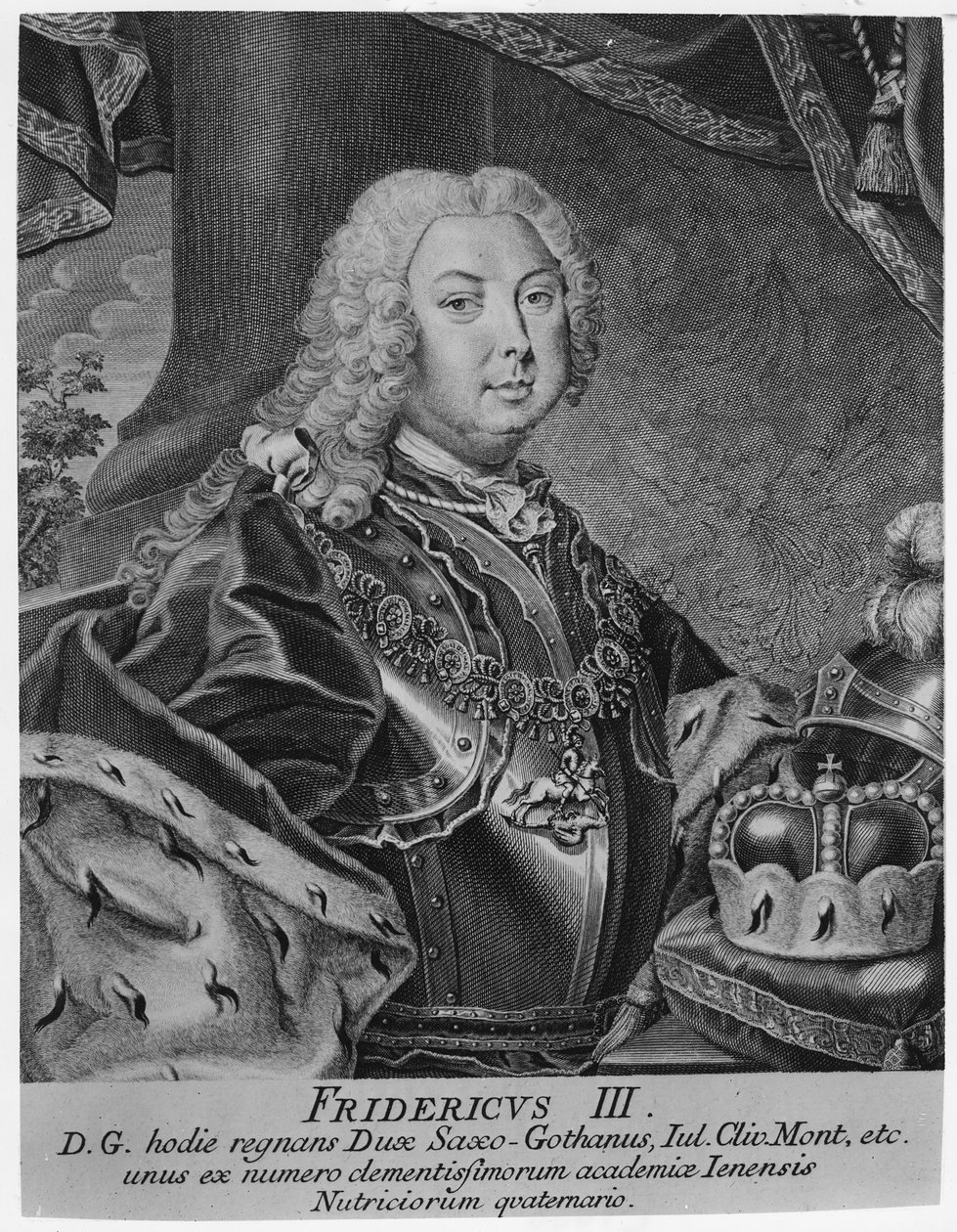 Retrato de Federico III de German School