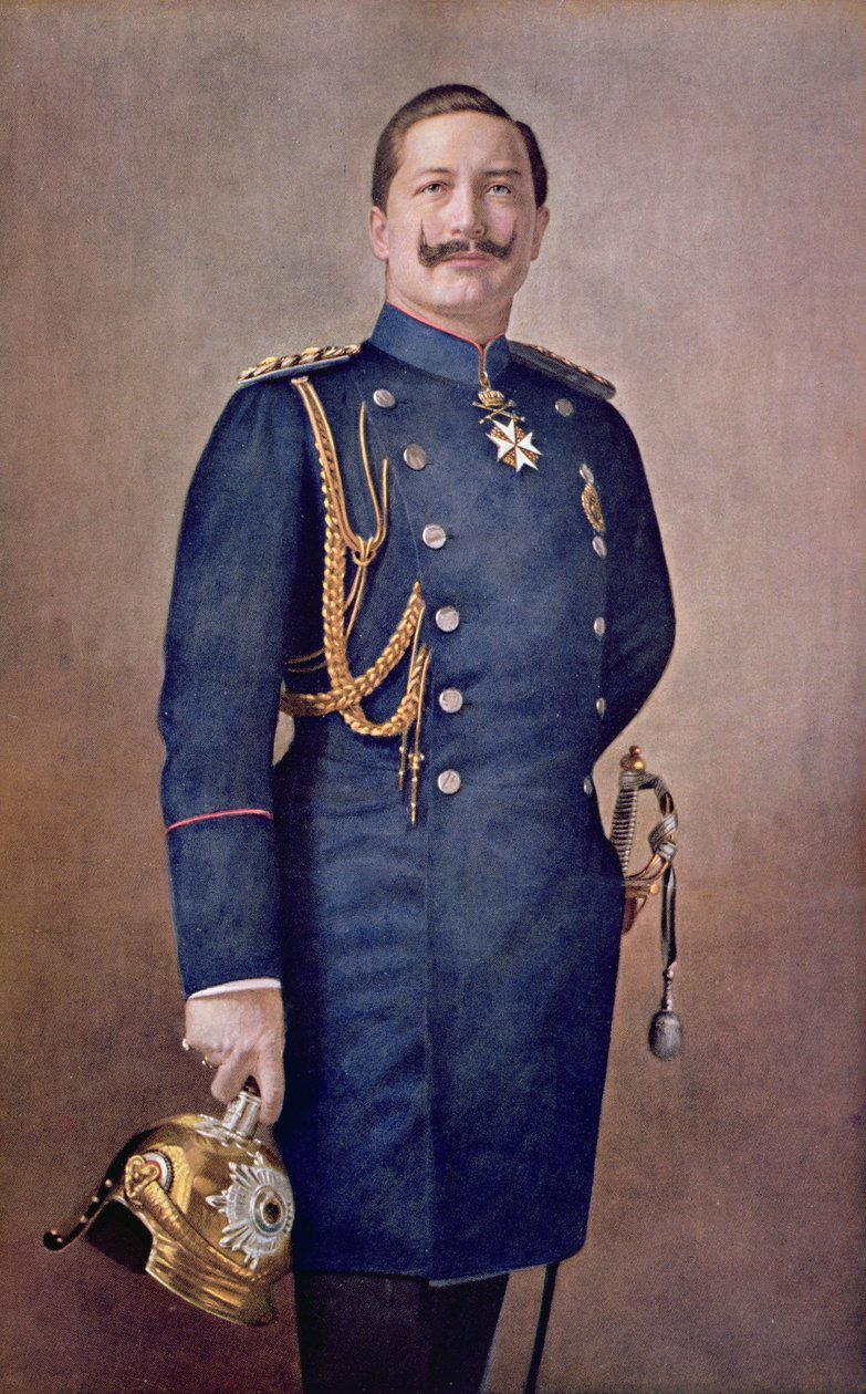 Retrato del Kaiser Guillermo II (1859-1941) c.1900 de German School