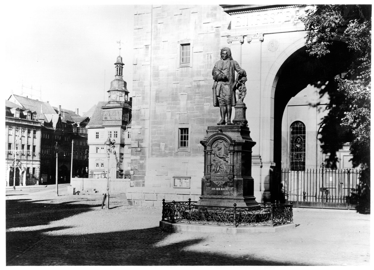 Estatua de Johann Sebastian Bach (1685-1750) de German School