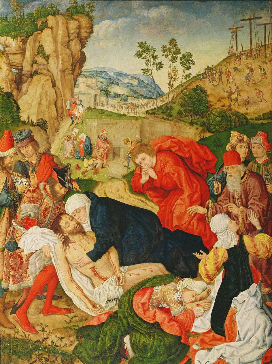 El Entierro, c.1500 de German School