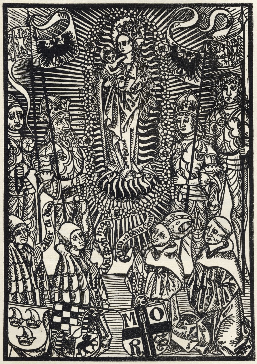La Madonna en la gloria, de 