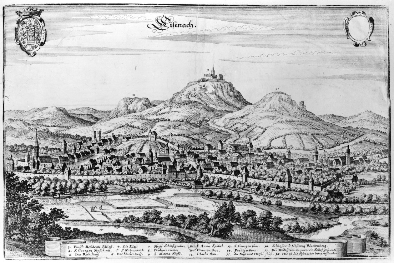 Vista de Eisenach de German School