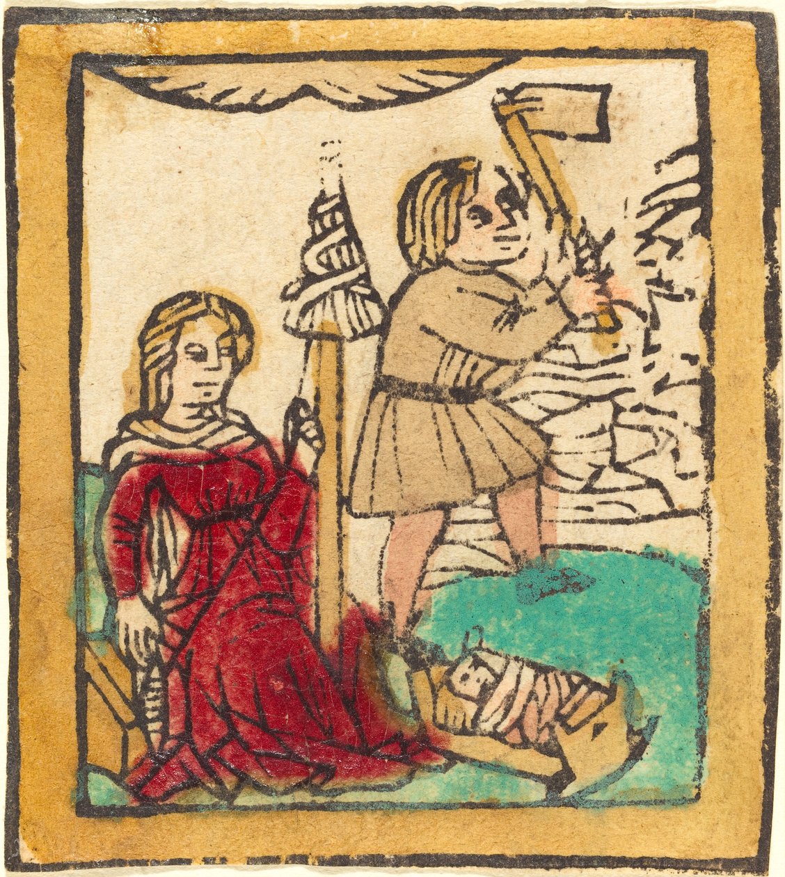 Adán y Eva de German 15th Century