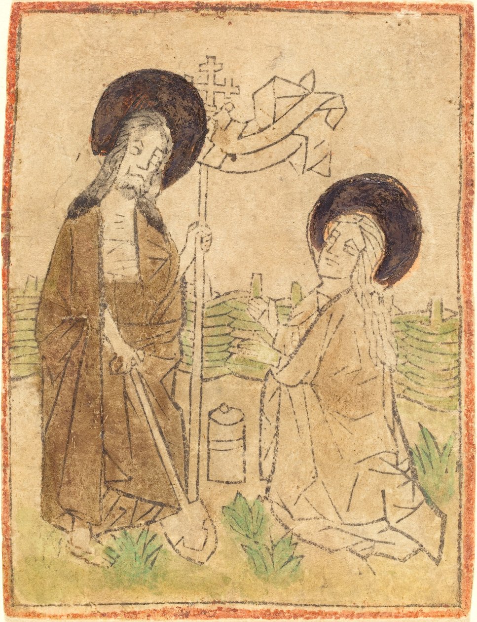 Cristo Apareciendo a María Magdalena de German 15th Century