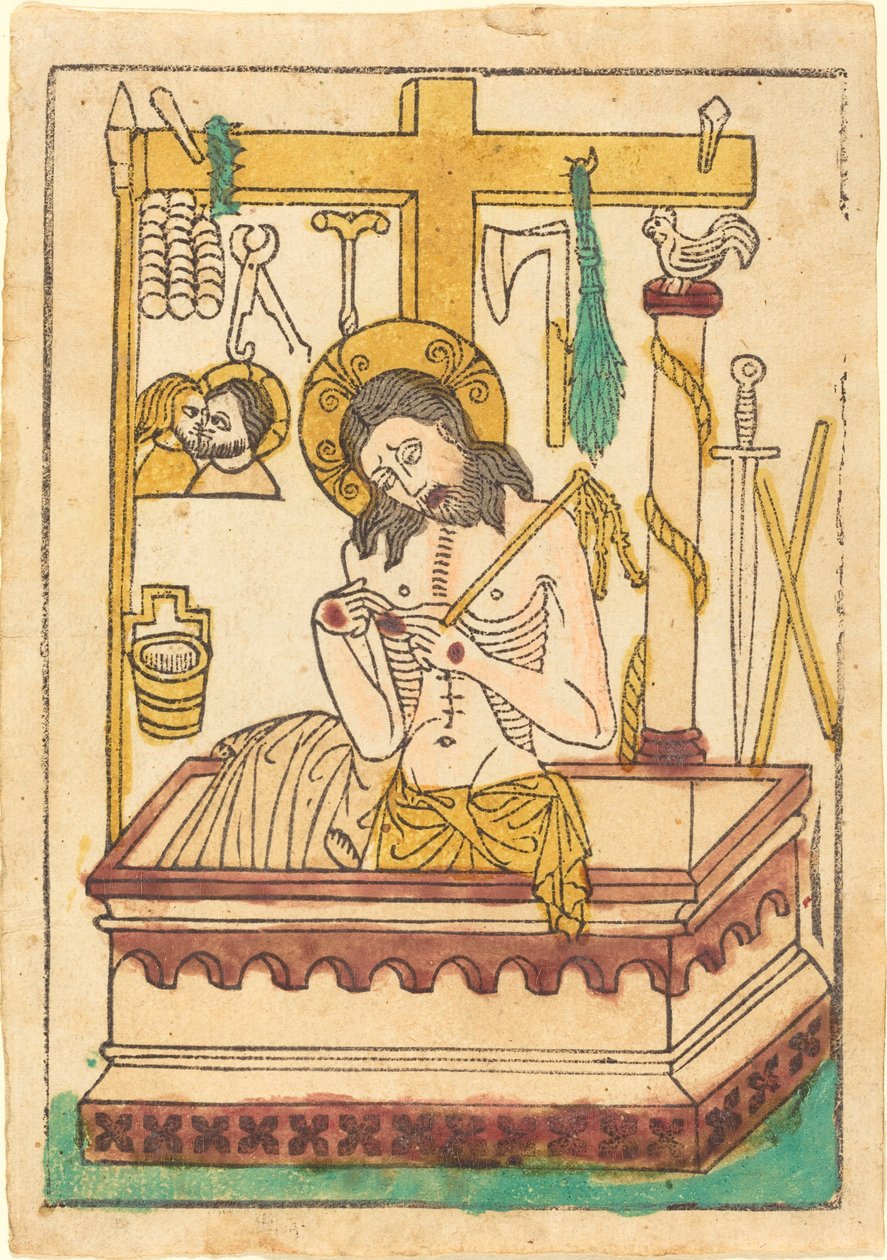 Cristo como el Hombre de Dolores de German 15th Century