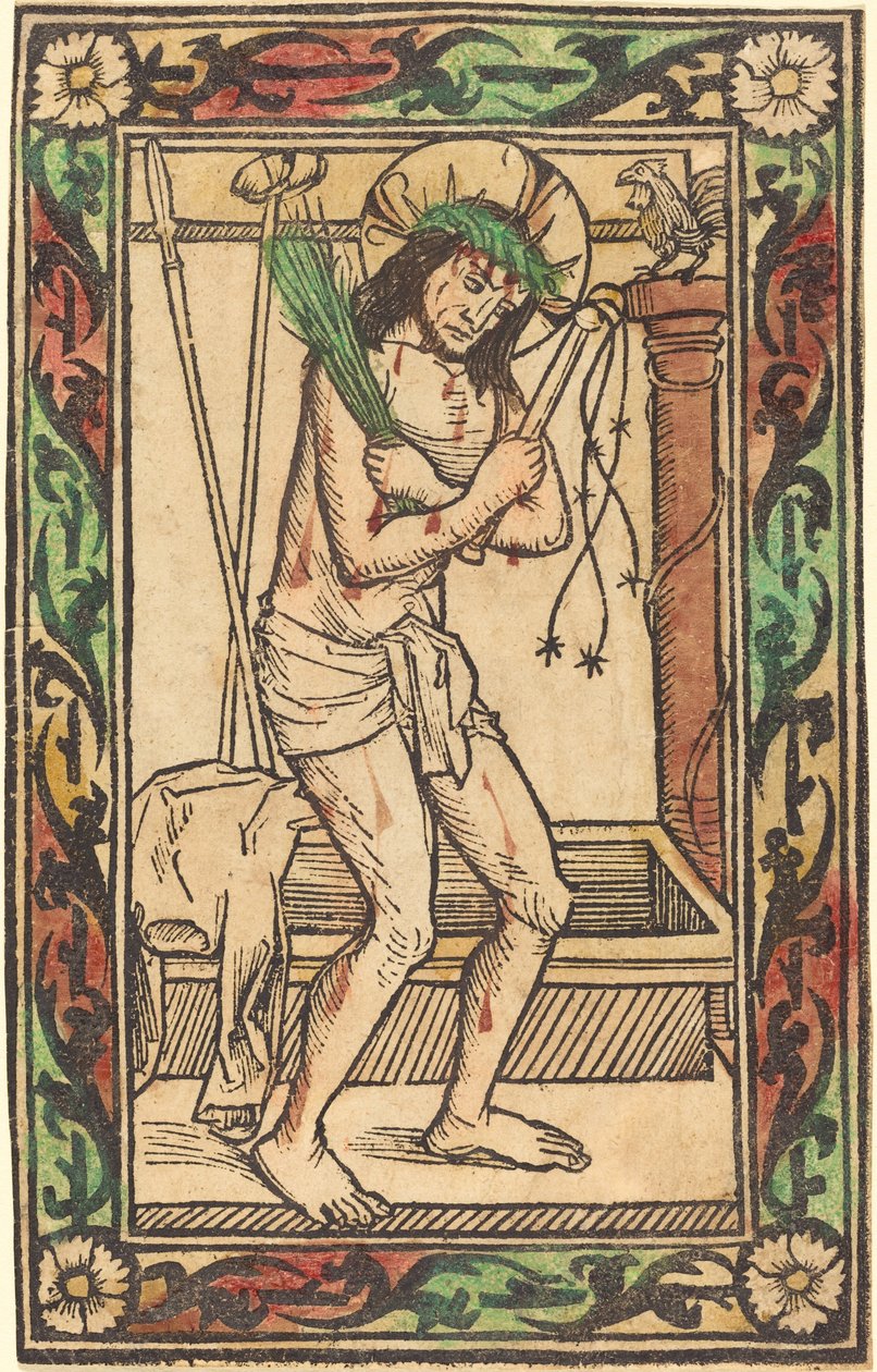 Cristo como el Hombre de Dolores de German 15th Century