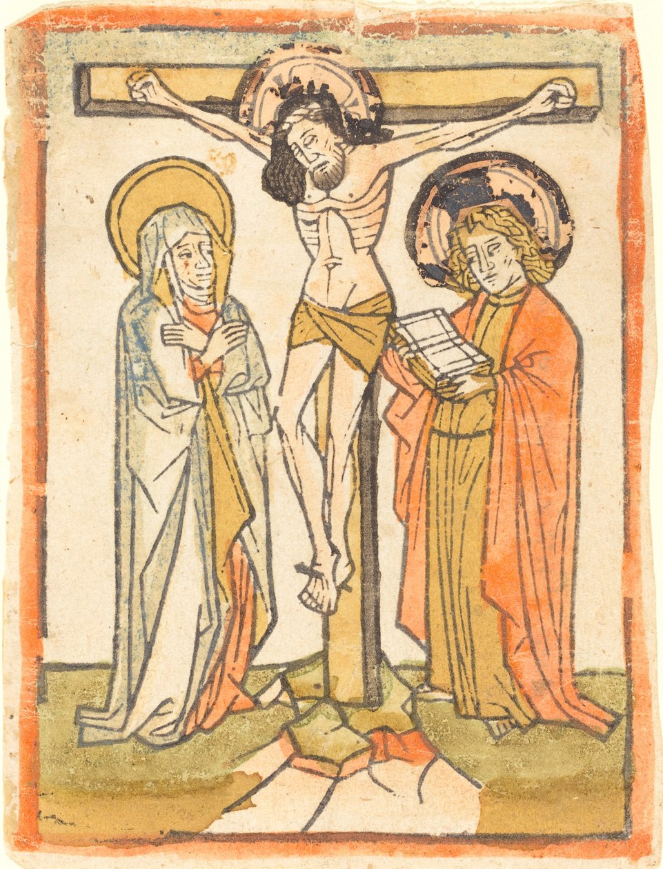 Cristo en la Cruz de German 15th Century