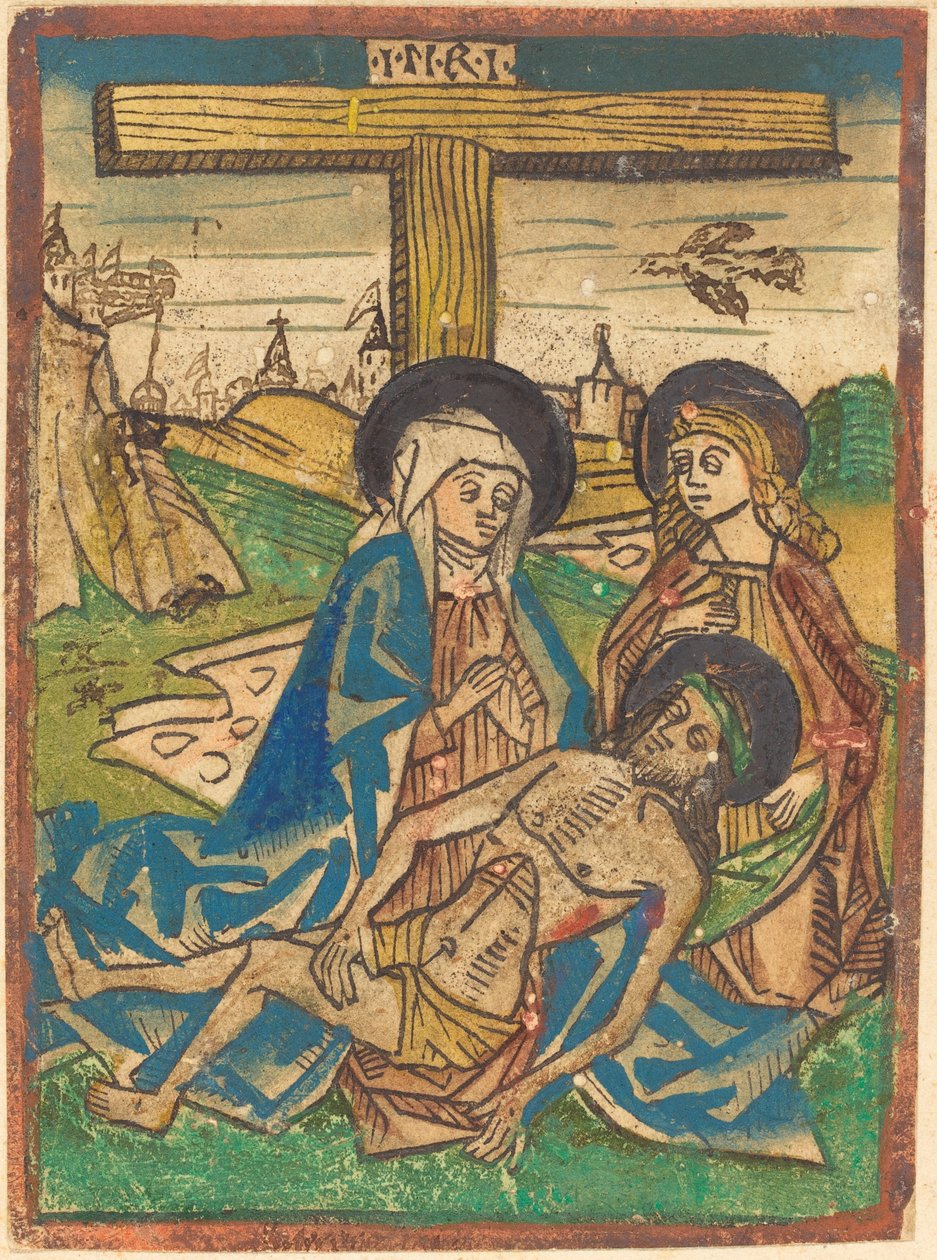 Piedad con San Juan de German 15th Century