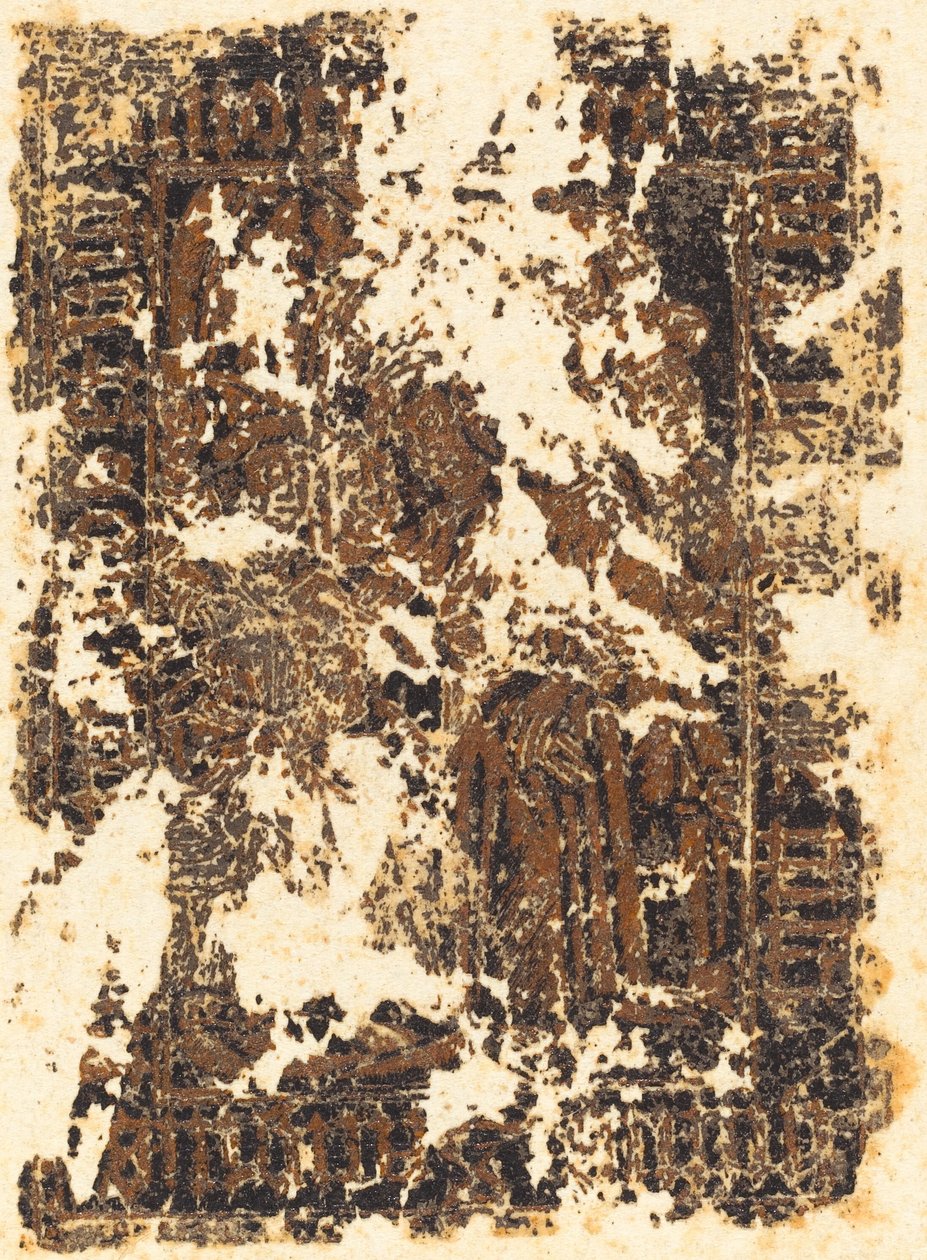 Pilato lavándose las manos de German 15th Century