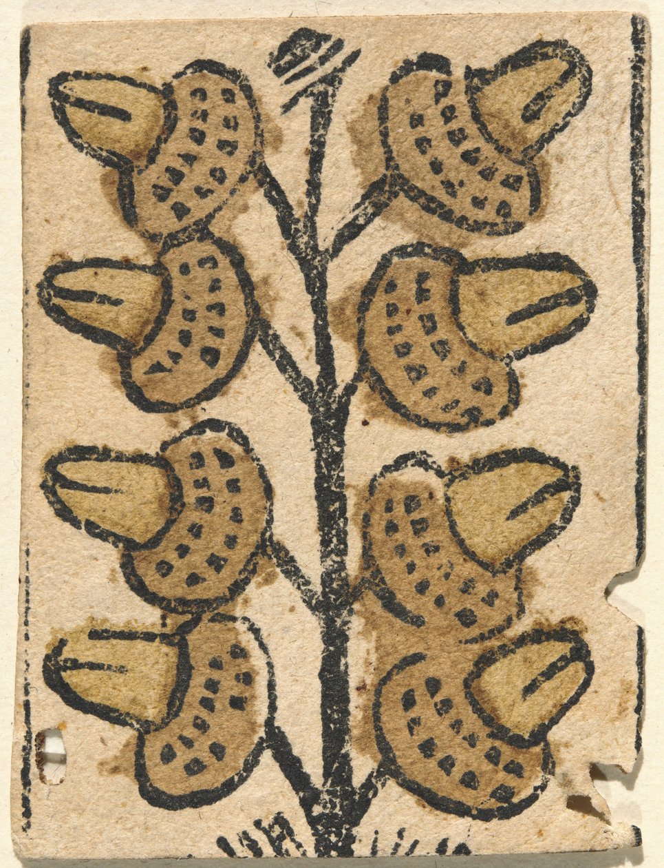 Carta de juego de German 15th Century