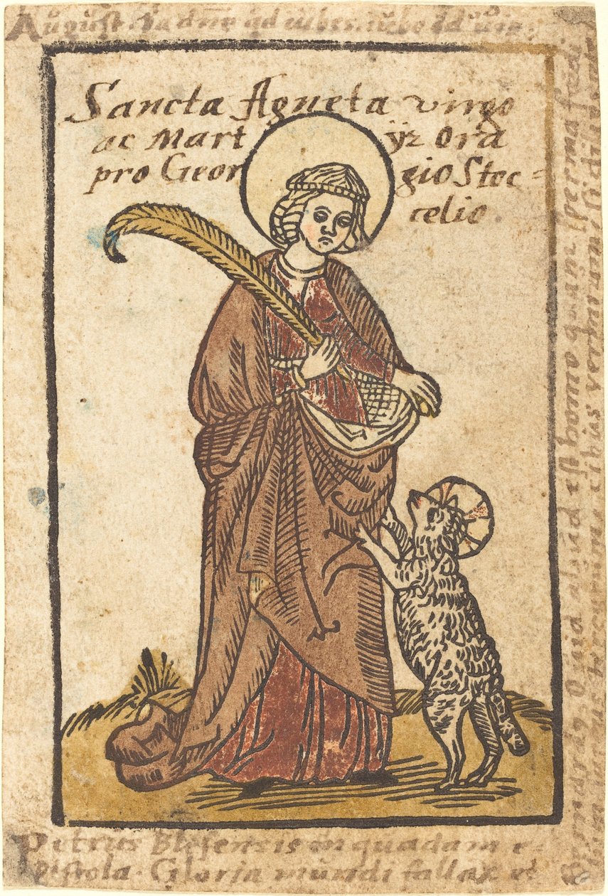 Santa Inés de German 15th Century