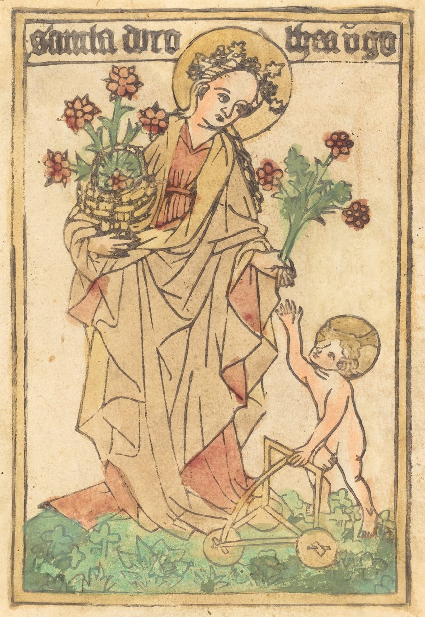 Santa Dorotea de German 15th Century